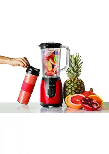Karaca Blendfit Red Smoothie Go Set: Çok Fonksiyonlu Pratik ve Sağlıklı Mutfak Aleti