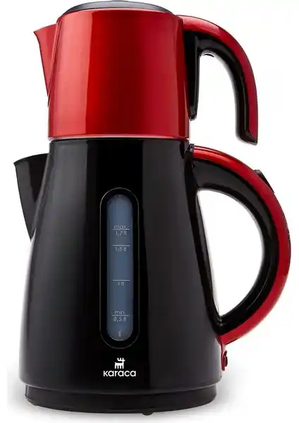 Karaca Daystar Çelik Demlikli 2 in 1 Çay Makinesi Modern Tasarım ve İşlevsellik Sunar