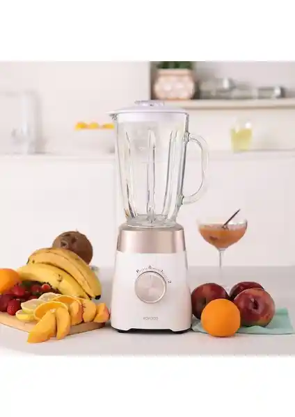 Karaca Multiblend Smoothie Blender Krem 1000W – Güçlü ve Çok Fonksiyonlu Mutfak Aleti