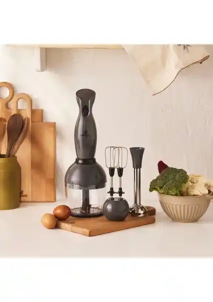 Karaca Profoodmix 3'lü Blender Seti 1000W Güç ve Çok Yönlülük Sunar