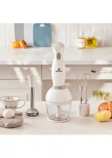 Karaca Profoodmix 3'lü Blender Seti: Güçlü Motor ve Modern Tasarım ile Mutfakta Pratiklik