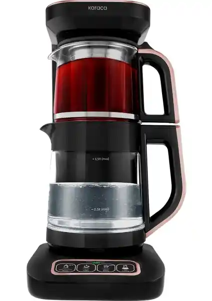 Karaca Robotea Pro Connect 4'ü Birlikte Sunan Çok Fonksiyonlu Çay ve Kahve Makinesi