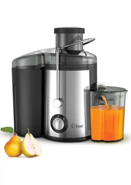 Kiwi Kj 1902 600 Watt Güçlü Katı Meyve Sıkacağı Sağlıklı Beslenme İçin Uygun