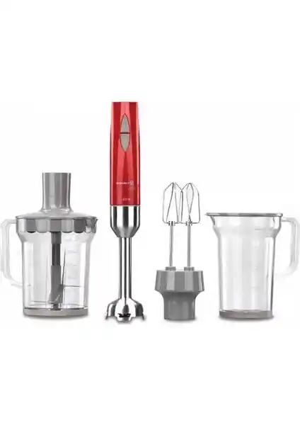 Korkmaz Vertex Mega Inox Kırmızı Blender Seti: Güçlü ve Çok Fonksiyonlu Mutfak Çözümü