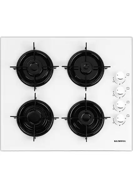 Kumtel 40-Tahdf Beyaz Ankastre Ocak: Modern ve Güvenli Mutfak Tasarımı