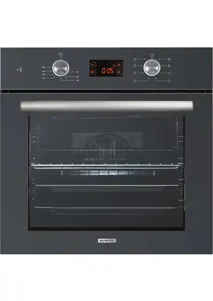 Kumtel Dijital Antrasit Ankastre Fırın B66 - SF2 Modern ve Fonksiyonel Tasarım