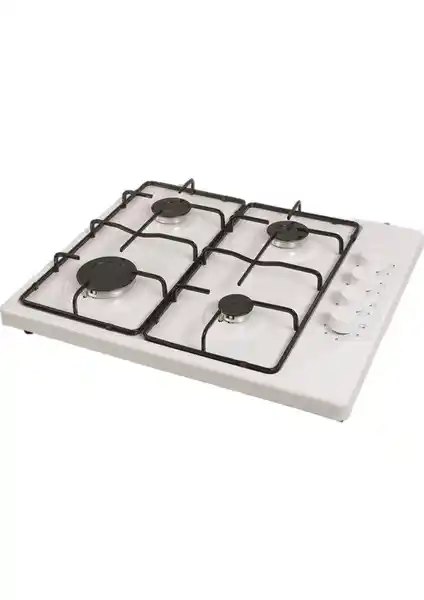 Kumtel KO420 F Beyaz 4 Göz Gazlı Setüstü Ocak Doğalgaz Güvenli ve Estetik Tasarım