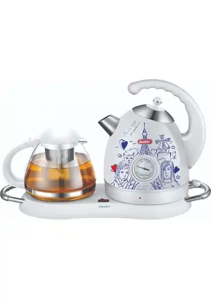 Queen Teachat Paris Çay Seti: Şık ve Fonksiyonel Çay Demleme Deneyimi İçin Ideal Tercih