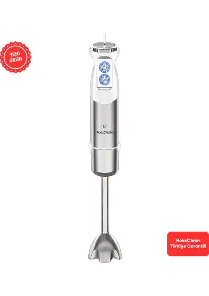 RossClean Master Pro El Blenderi Güçlü Motor ve Modern Tasarımıyla Mutfaklara Şıklık Katar