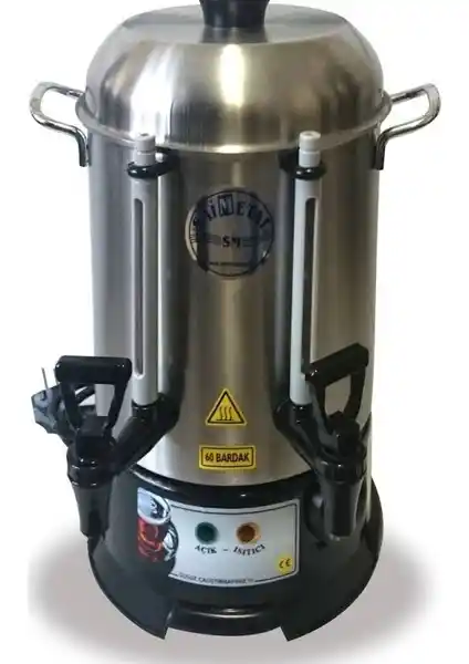 Saim Metal 40 Bardak Çay Makinesi: Dayanıklı ve Verimli Toplu Çay Demleme Çözümü