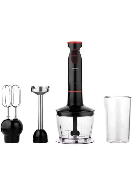 Schafer Chef Mix El Blender Seti 1500W Güç ve Çok Fonksiyonluluk Sunar