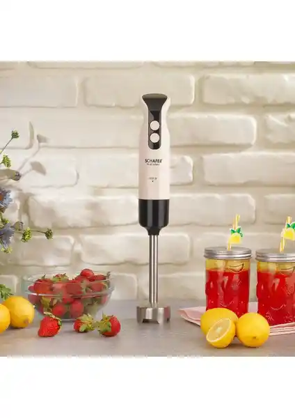Schafer Meister Çubuk Blender-Krem: Güçlü Performans ve Çok Fonksiyonlu Mutfak Aleti