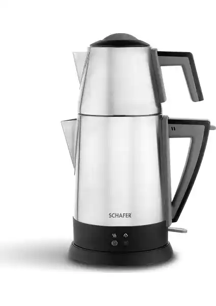 Schafer Teepoint Elektrikli Çay Makinesi İnox Modern Tasarım ve Fonksiyonellik