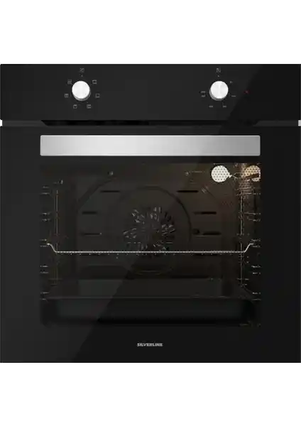 Silverline BO6501B01 S1 Ankastre Siyah Fırın Modern Mutfaklar İçin Çok Fonksiyonlu Ürün