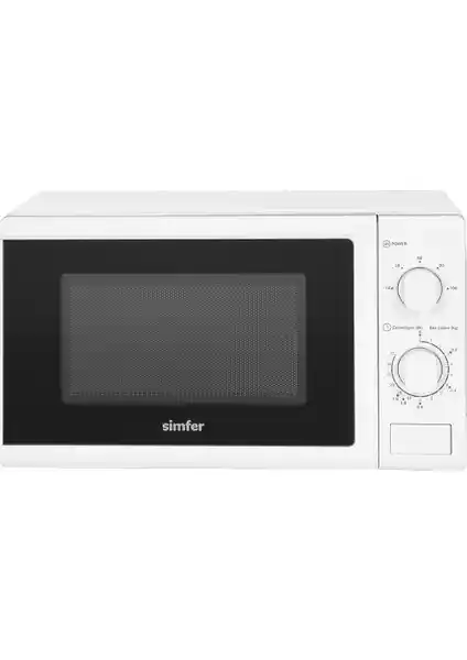 Simfer SK 4601W Beyaz 20 Litre Mekanik Mikrodalga Fırın: Pratik ve Güvenilir Mutfak Çözümü