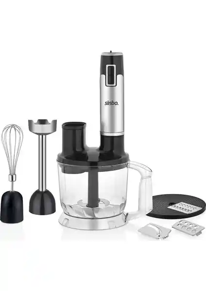 Sinbo SHB-3186 Çok Fonksiyonlu El Blender Seti: Güçlü ve Kullanışlı Mutfak Aletleri