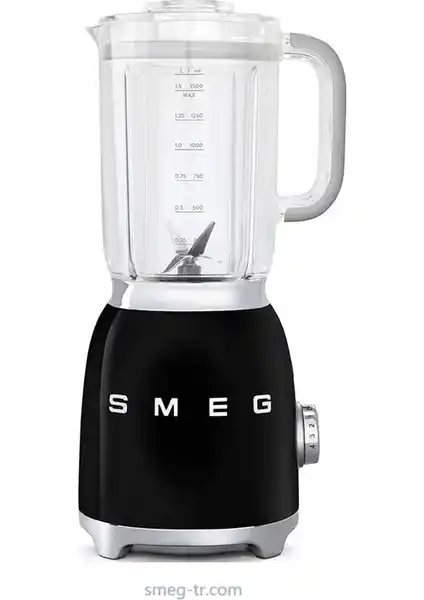 Smeg Siyah Blender BLF01BLEU: Güçlü Performans ve Şık Tasarım Bir Arada