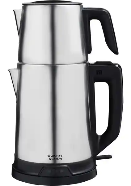 Sunny Orkestra Elektrikli Çay Makinesi Inox: Modern ve Şık Çay Demleme Çözümü