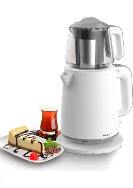 Sunny Pasha Çay Makinesi ve Kettle: Geniş Kapasite ve Güvenli Kullanım Özellikleriyle Modern Mutfaklar İçin