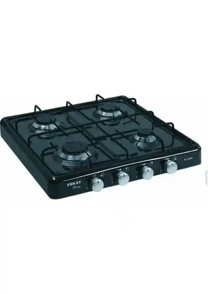 West Dört Gözlü Doğalgazlı Set Üstü Ocak Siyah Emaye Tasarımı ve Teknik Özellikleri