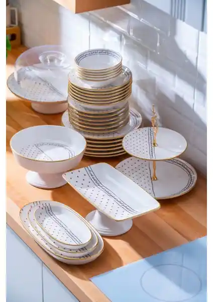 Acar Feel Good 32 Parça Beyaz Desenli Seramik Yemek ve Sunum Takımı Detayları ve Kullanım İpuçları