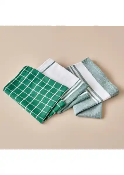 Bella Maison Juno Kurulama Bezi 45x65 Cm Yeşil - Yüksek Emicilik ve Estetik Tasarım