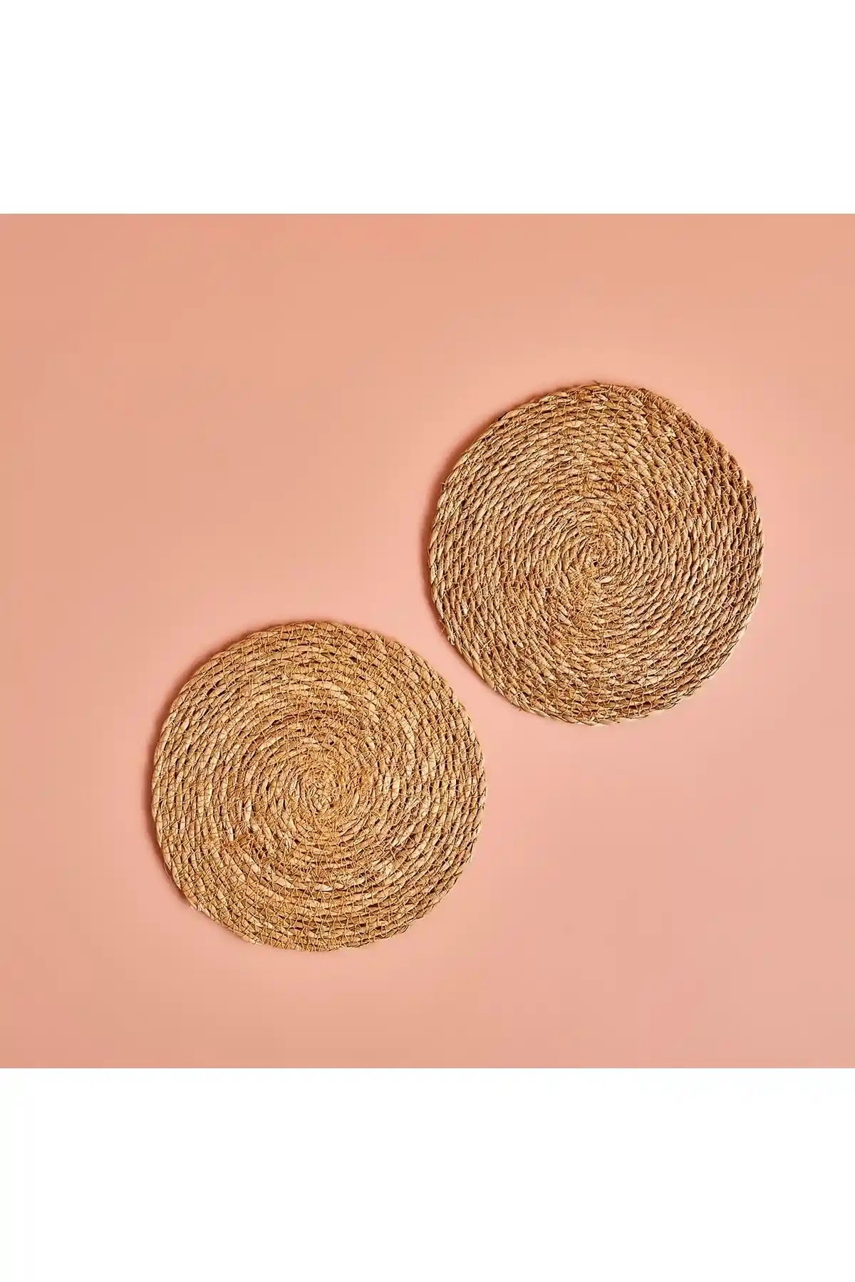 Bella Maison Rafe 2'li Nihale Seti Doğal Ahşap Dekoratif Aksesuarlar