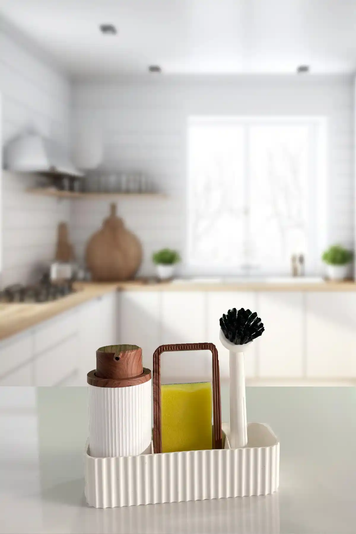 BİLTAŞ PLASTİK Milena Beyaz Ahşap Kapaklı Fırçalı Mutfak Seti İnceleme ve Değerlendirme