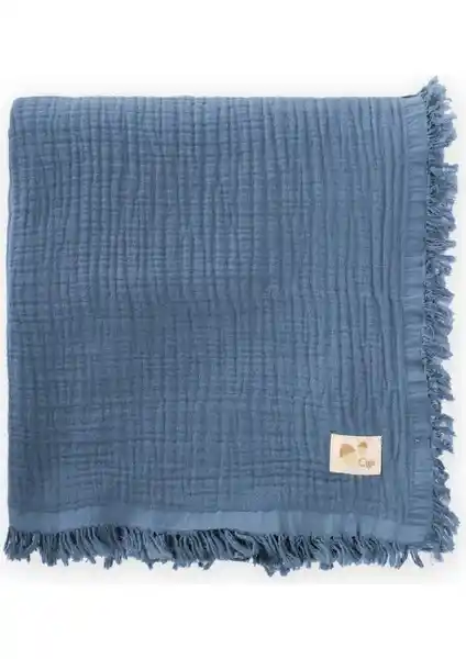 Cigit Dört Kat Püsküllü Battaniye: Yüksek Konfor ve Estetik Sunan Bebek Battaniyesi