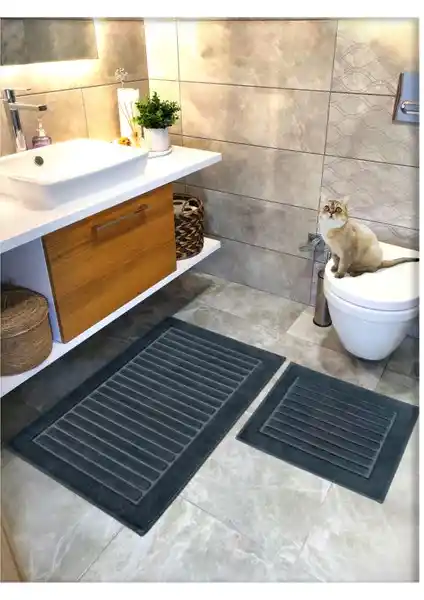 Cotton Crafty %100 Pamuk Dokuma ve Konfor Halı Kaymaz Banyo Paspas Setleri Karşılaştırması
