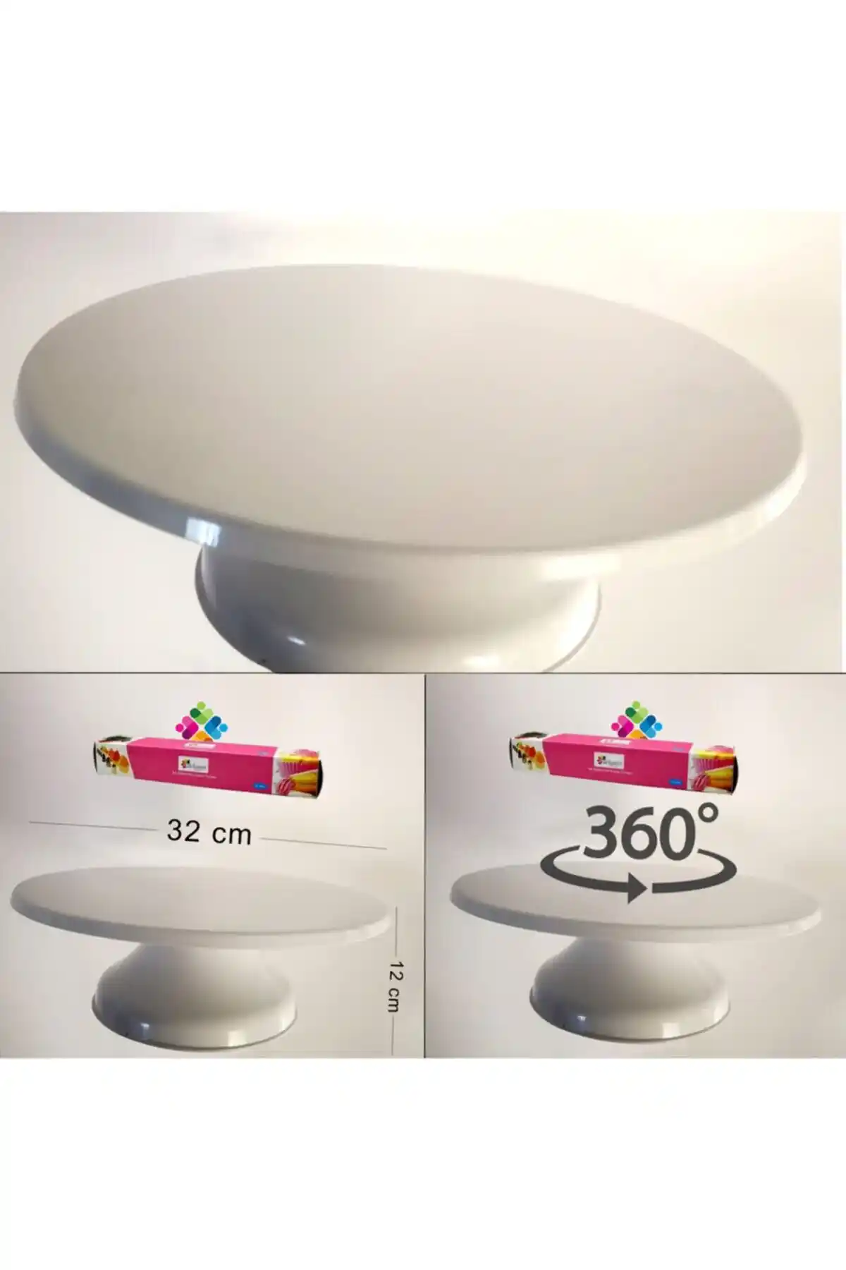 Dekamis Dönen Pasta Standı ve Hediye Krema Sıkma Torbası Seti İncelemesi