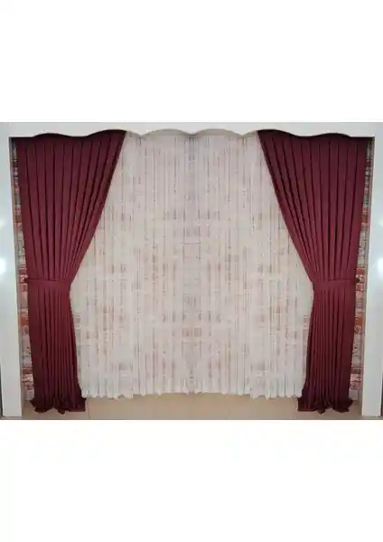 Figen Perde Mürdüm Renk Fon Perde: Estetik ve Fonksiyonellik Bir Arada