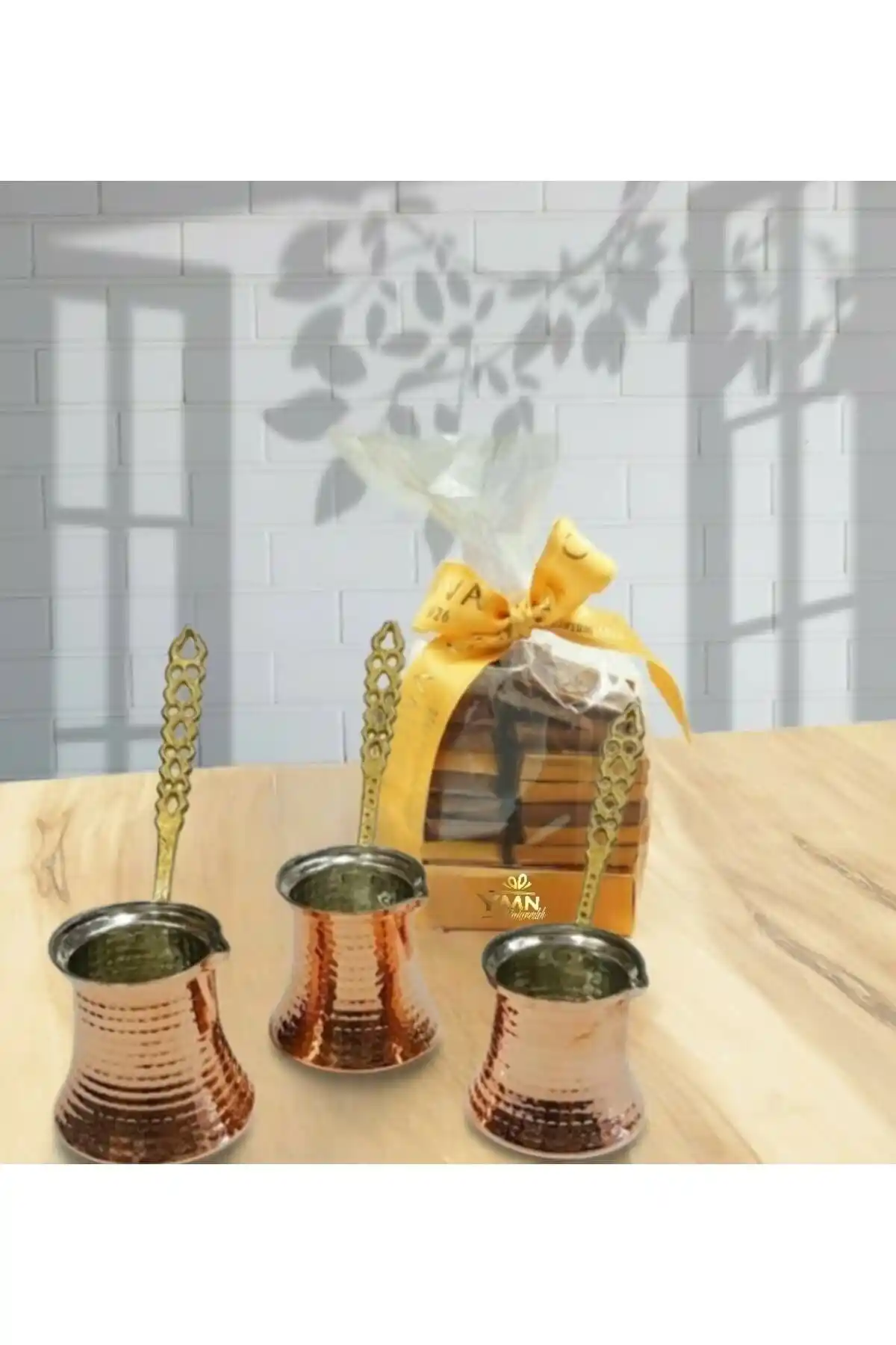 Genel Markalar Bakır Cezve Seti 3’lü – Estetik ve Fonksiyonel Kahve Setleri