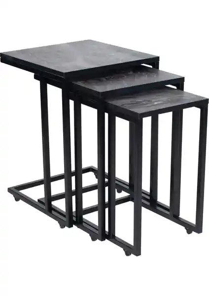 Grande Home Still C Zigon Sehpa Seti Modern Tasarım ve Dayanıklılık Sunar