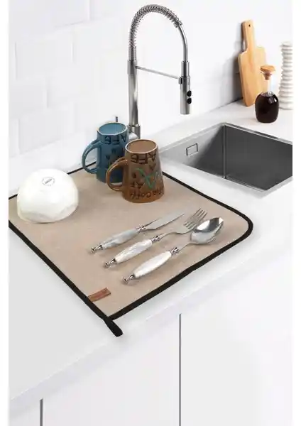 Hamur Mikrofiber Bulaşık Kurutma Matı: Pratik ve Şık Mutfak Çözümü