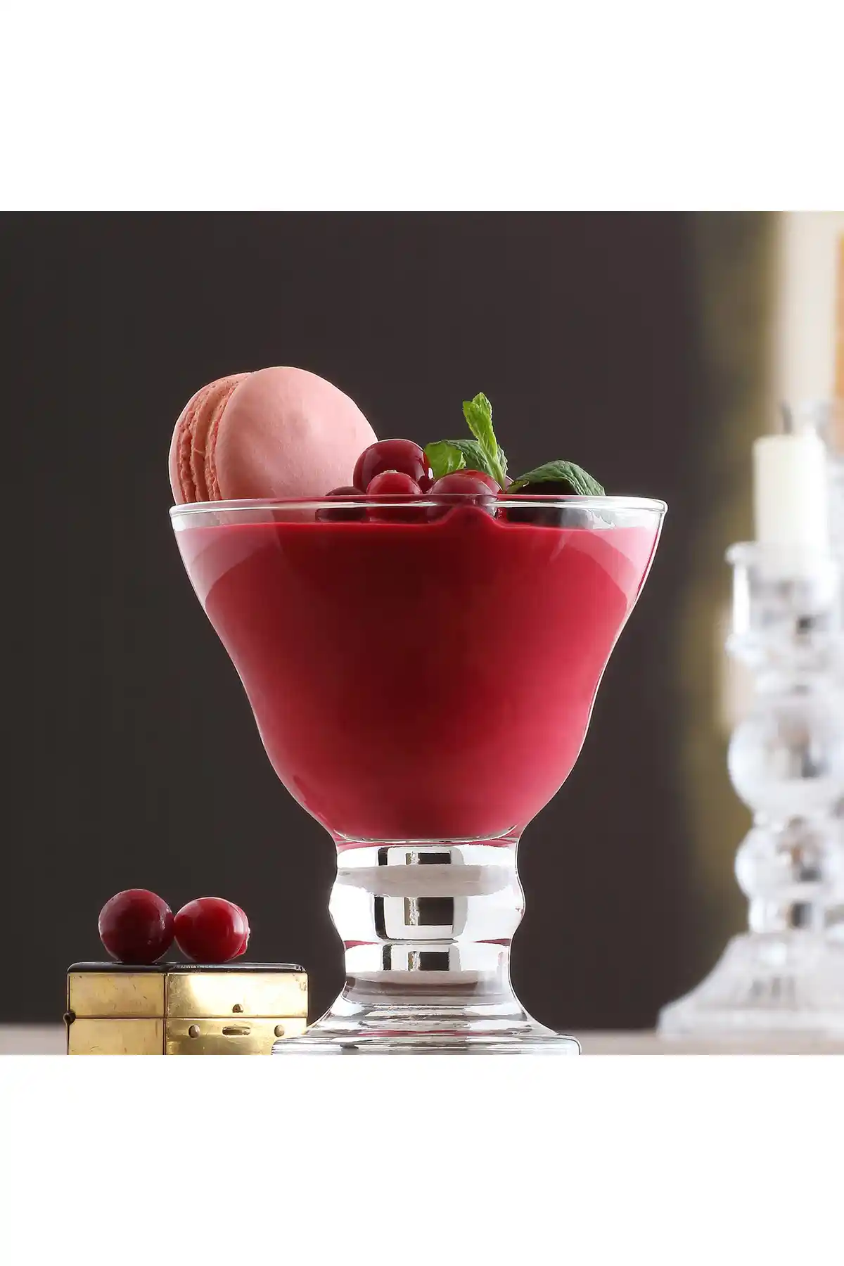 LAV Orion Cam Dondurma ve Tatlı Kaseleri Seti Estetik ve Pratik Kullanım İçin Uygun