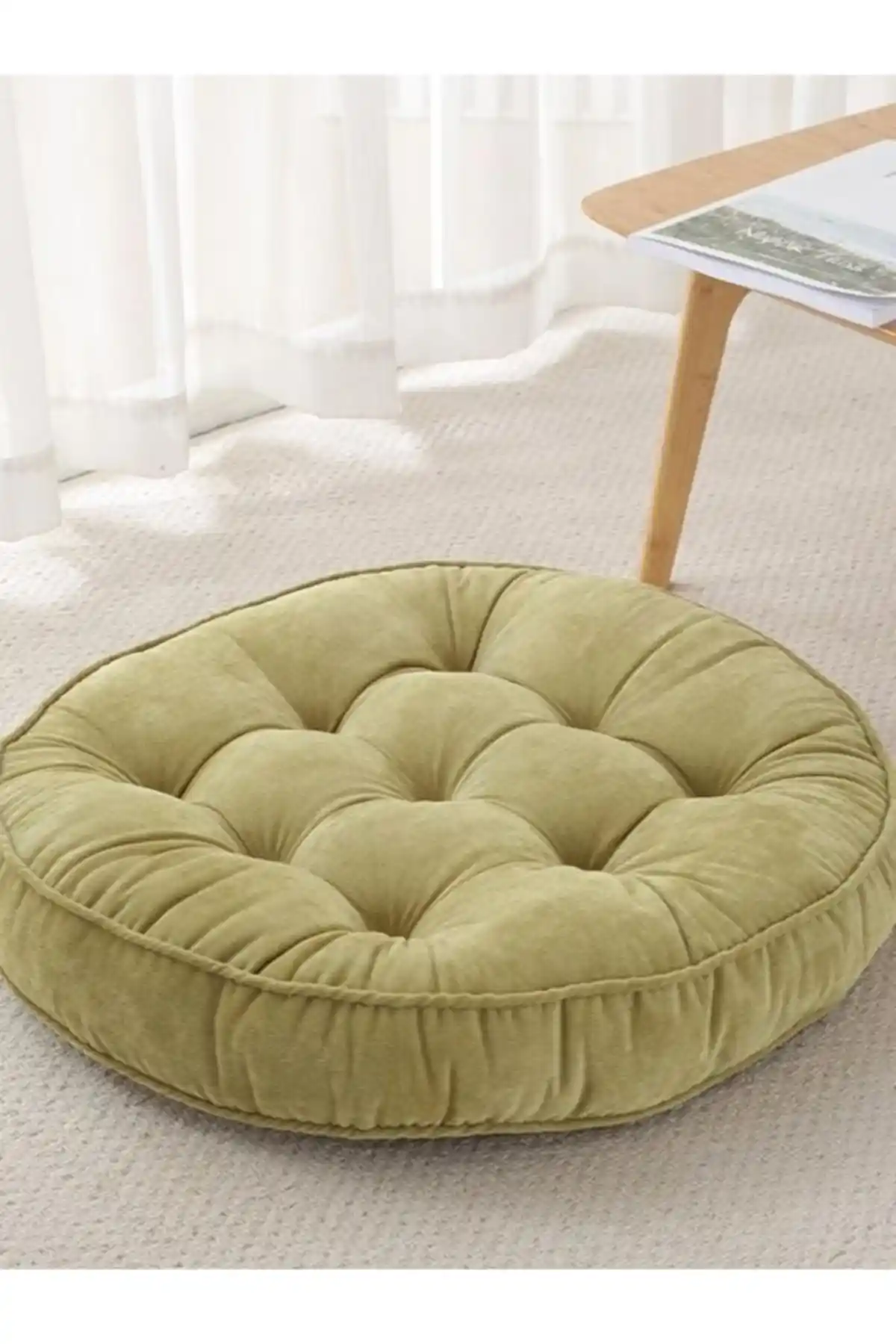 LemedA Yuvarlak Yer Minderi: Modern Tasarım ve Uzun Ömürlü Konfor Sunan Ürün