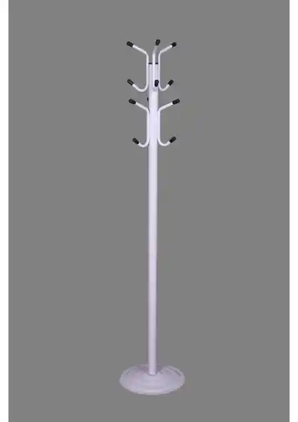 Met Metal Ayaklı Elbise Askısı Portmanto Beyaz: Dayanıklı ve Estetik Saklama Çözümü