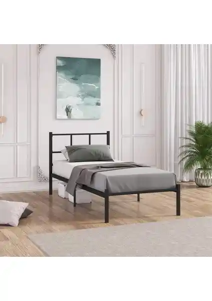 Mobpazar Cemre Metal Karyola 90x200 cm dayanıklı ve modern tasarım yatak çerçevesi
