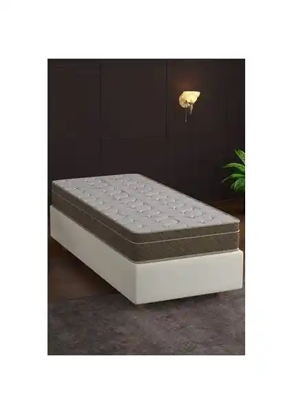 Mobpazar Flora Full Lux Bambo Kumaşlı Yaylı Yatak 90x200 cm ortopedik destek sağlar