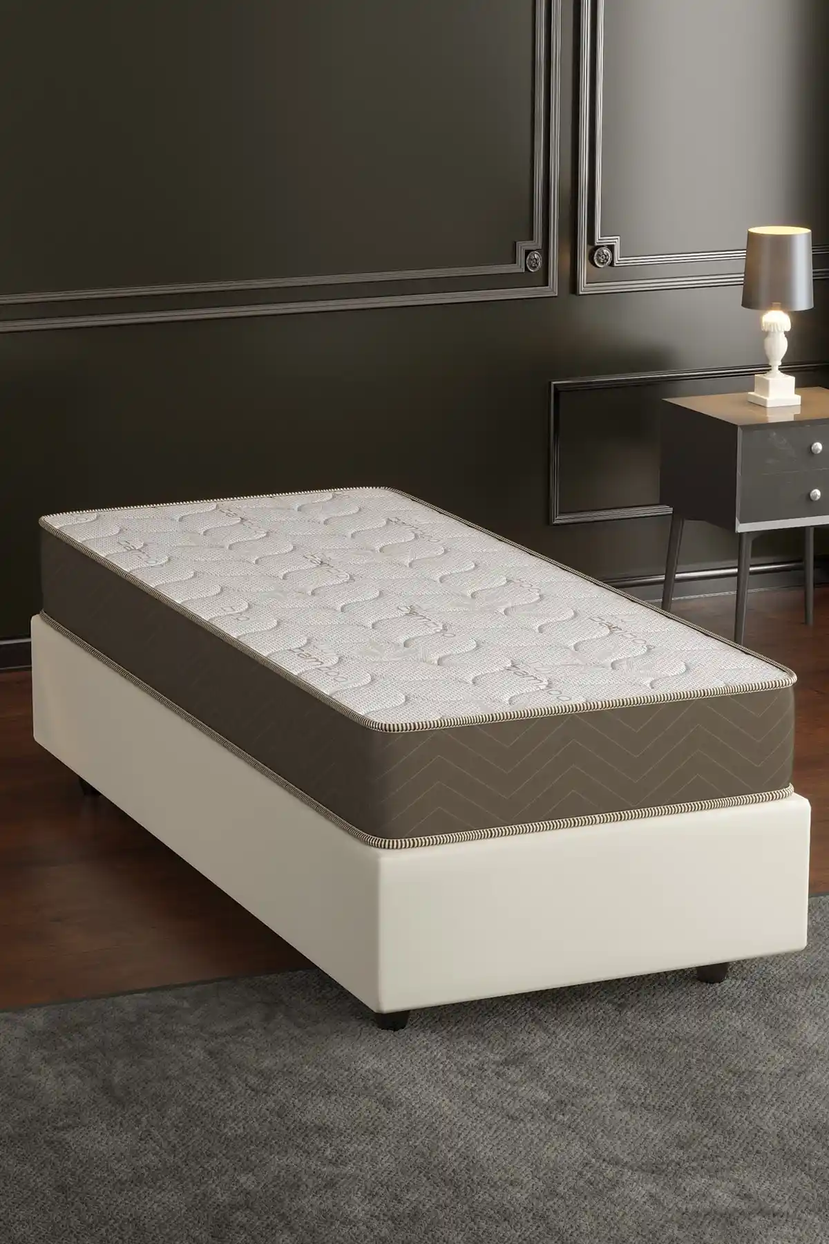 Mobpazar Ortopedik Lux Bamboo Yaylı Yatak 100x200 cm Konfor ve Sağlamlık Sunar