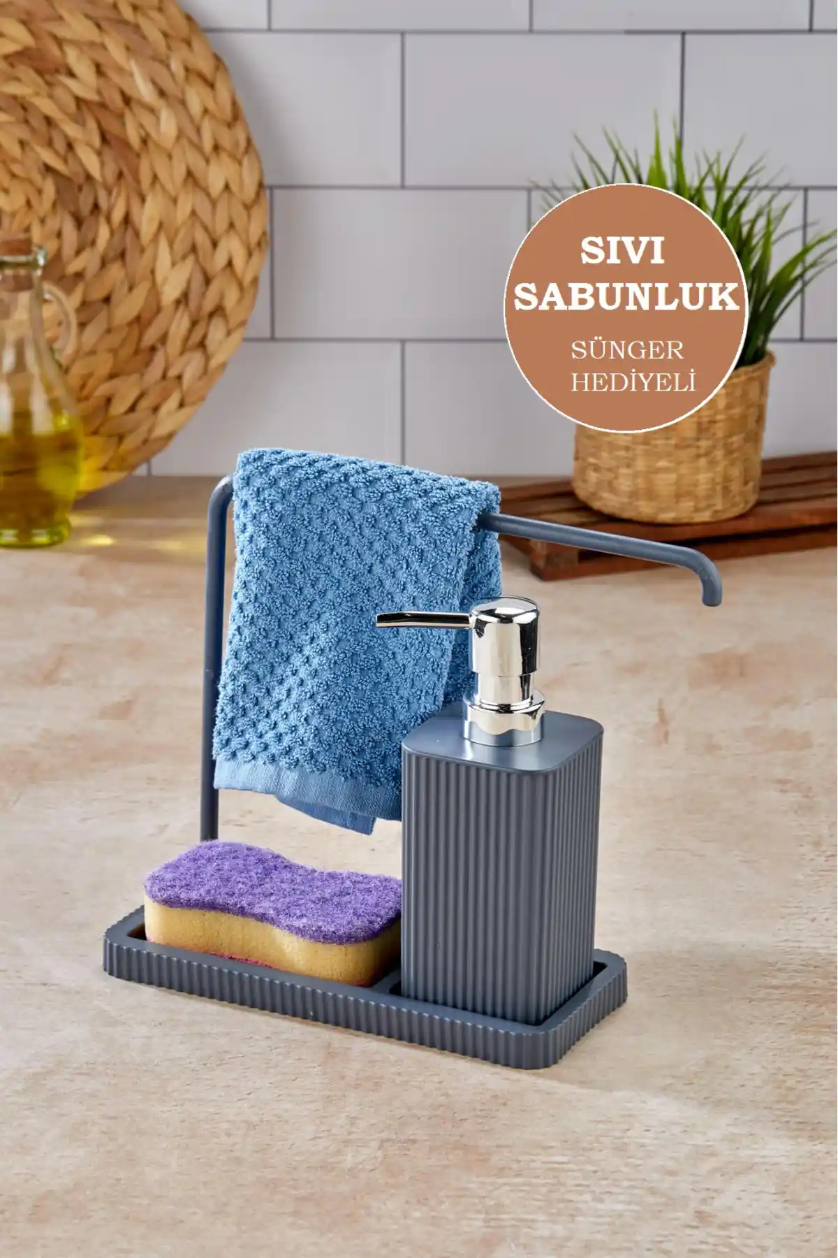 Tugomer Bez Standlı Askılı Deterjanlık: Modern ve Pratik Mutfak ve Banyo Düzeni Çözümü