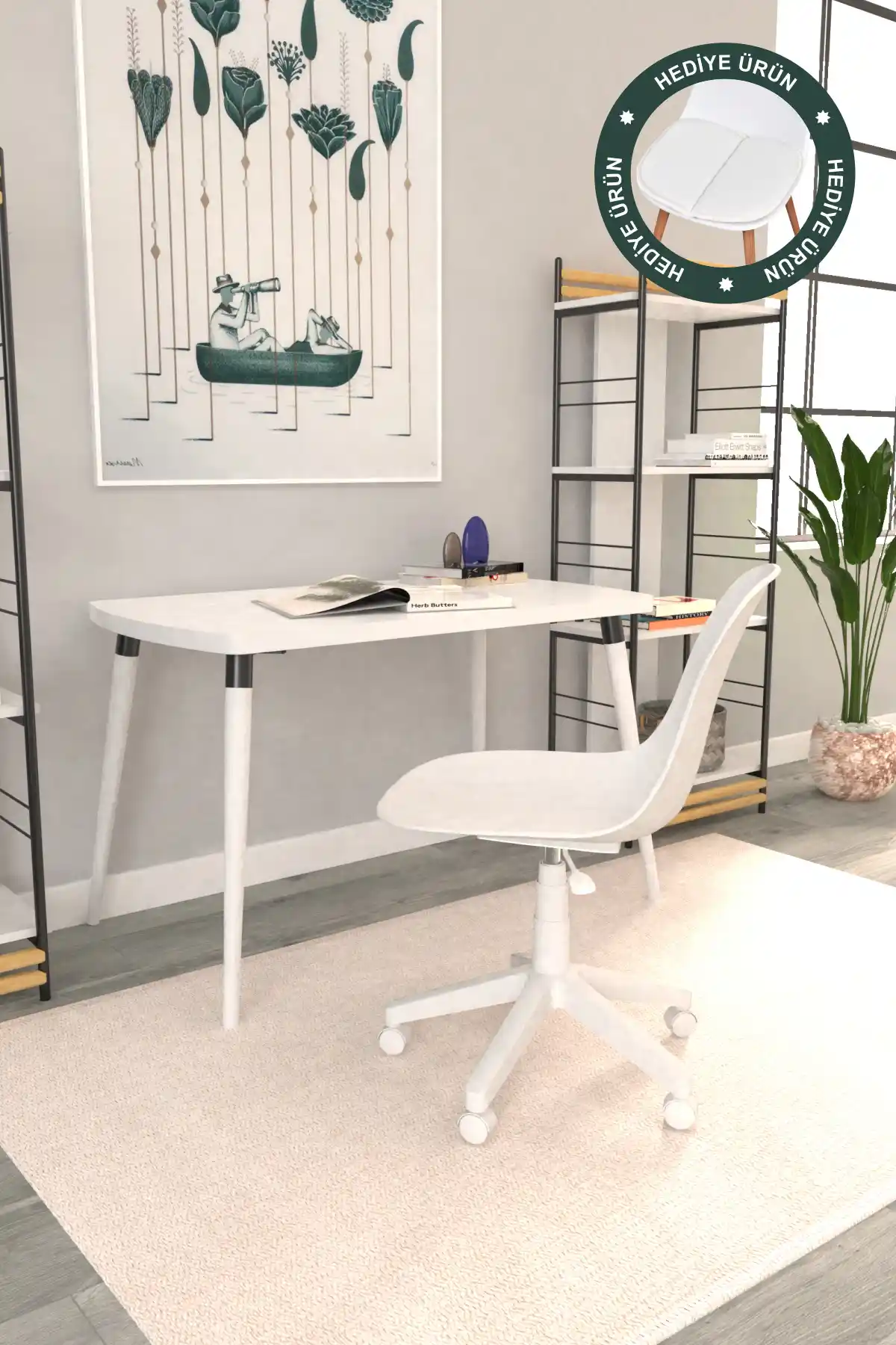 Vilinze Vilinze Eames Çalışma Koltuğu Modern Ofis Konforu ve Estetiği Sunar