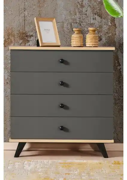 Aeka AE-1047 Artemis ve Sivas Gözde Ekonomik 4 Çekmeceli Komodin Karşılaştırması