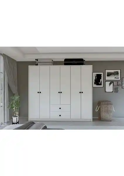 Metalia Gm 069 Delüx ve Rabi Mobilya Side 6 Kapaklı Gardrop Karşılaştırması