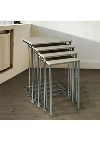 Veys Sehpa Vegas ve Vovvahome Luci Dörtlü MDF Ahşap Zigon Sehpa Karşılaştırması