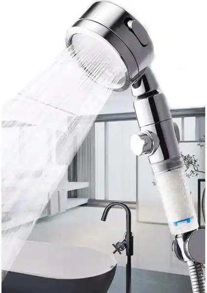 10 Numara Yüksek Basınçlı Filtreli 3 Fonksiyonlu Tuşlu Durdurma Düğmeli Duş Başlığı İncelemesi ve Kullanıcı Yorumları