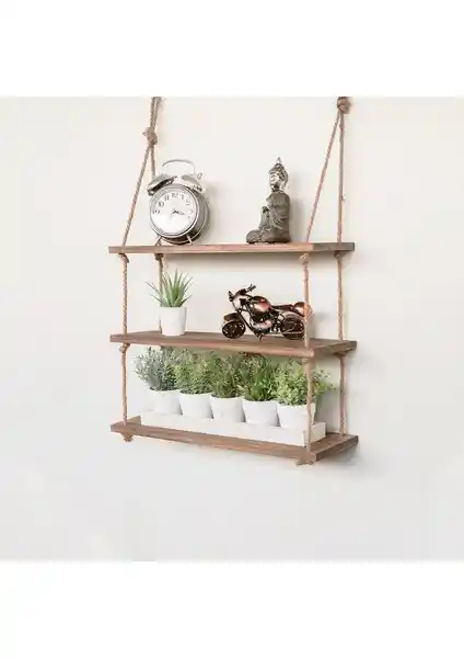 3K Life Dekoratif Ahşap Duvar Rafı: Estetik ve Fonksiyonellik Sunan Modern Tasarım