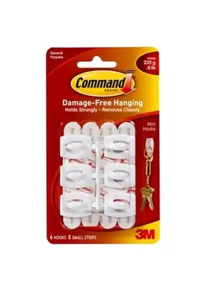 3M Command 17006-BULK Askı Bantları ile Kolay ve Güvenilir Dekorasyon Çözümleri