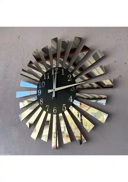 AA Shop Siyah Gü Aynalı Pleksi Piyano Model Sayılı Duvar Saati Özellikleri ve Tasarımı